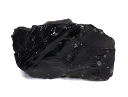 Морион (черный хрусталь), дымчатый кварц, необработанный образец "дикий", Россия, Урал (53*44*34 мм, 66 г) №26140