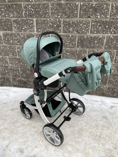 Детская коляска 3 в 1 Darex Изумрудный
