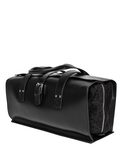 Кожаная дорожная сумка Gavardo Premium black (арт. 
4043-51)