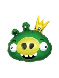 Шар 38"/81 см Angry Birds "Король свиней"
