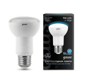 Gauss LED R63 9w 840 E27