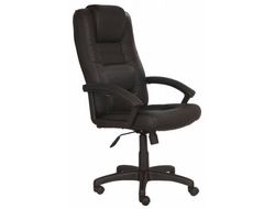 Кресло руководителя Бюрократ T-9906AXSN черный кожа