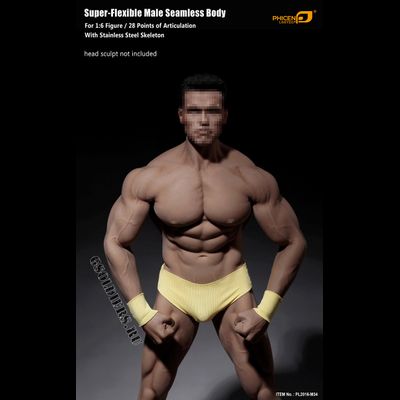 Супер-подвижное бесшовное мужское тело (телоид) PL2016-M34 1/6 Super flexible Male Seamless Body - PHICEN