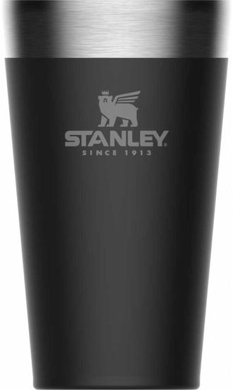 Термостакан STANLEY Adventure Stacking Vacuum Pint, 0.47л, черный