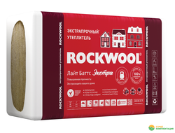ROCKWOOL ЛАЙТ БАТТС ЭКСТРА 1000х600х100 мм (4 плиты; 2,4 кв.м.; 0,24 куб.м.)