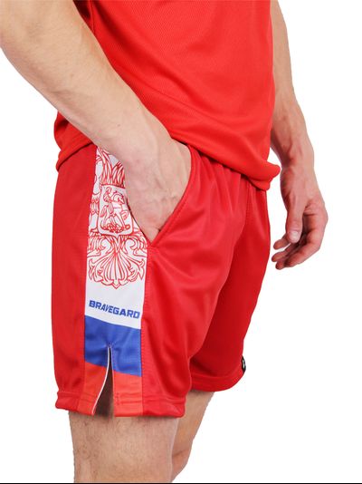 Шорты самбо BRAVEGARD ПОБЕДА красные