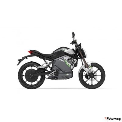 Электромотоцик White Siberia Super Soco TSX серый