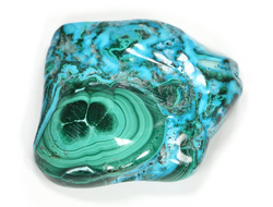 Хризоколла, Малахит, полировка, Конго (50*42*13 мм, 56 г) №26654