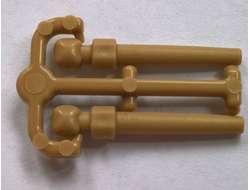 Minifigure, Utensil Wand, 2 on Sprue, Pearl Gold (36752 / 6342086)