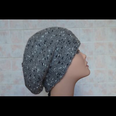 Берет женский меланж Vizio Италия 5520 серый