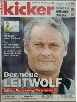 Kicker Magazine 6 July 2009 Иностранные журналы о футболе, Спортивные иностранные журналы, Intpress
