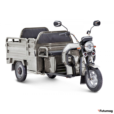 Грузовой электротрицикл Rutrike Вояж-П2 1250 60V 800W серый