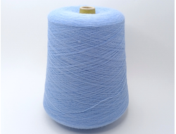 Бобинная пряжа  весовая   100 гр Vezuv Турция цвет голубой