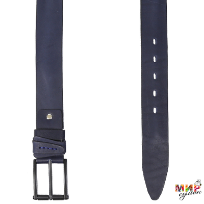 LV4545-130-blue LEO VENTONI Ремень муж. нат. кожа