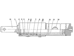 Плунжерный гидравлический цилиндр 25ЦПС5/50х1660 EB687-Piccolo 5005.00.00.00-01