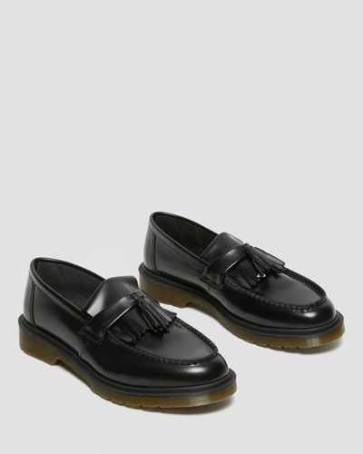 DR. MARTENS ADRIAN SMOOTH LEATHER TASSLE LOAFERS