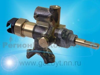 Кран горелки стола DARINA GM 141, 241, 341, 441, 442 с газ.контролем, под клемму (ВМП 83)