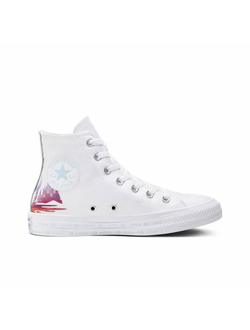 Кеды Converse Chuck Taylor All-Star Hi Frozen 2 белые высокие 167357C