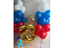 Мужской набор шаров на 23 февраля