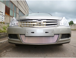 Защита радиатора Nissan Almera 2013 - chrome