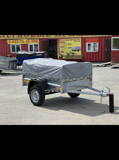 Прицеп «Спутник PRO» (1900х1200х370) оцинкованная рама, с силовым подрамником