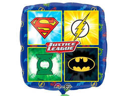 Подушка "Лига справедливости эмблемы" (размер шара 43 см)