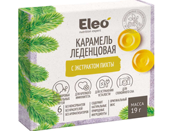 Карамель леденцовая с экстрактом пихты, 19г (Eleo)