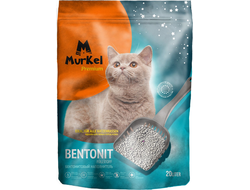 Бентонитовый комкующийся наполнитель Murkel Без запаха 20 л