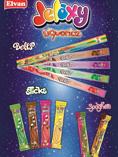 Жевательная лента Jelaxy Belts с колой