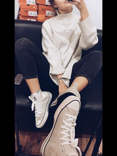 Кеды Converse Chuck 70 Cozy Club зимние белые высокие