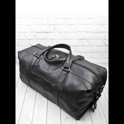 Кожаная дорожная сумка Avellino black (арт. 4039-01)