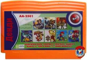 Сборник игр для Денди 8-в-1, (AA-2501)