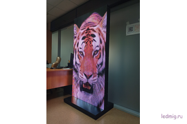 Светодиодный пилон (P5) 960x0,11x1,98m