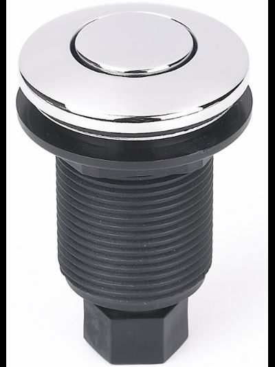 Кнопка пневматического управления арт. 9575, хром , накладка сталь