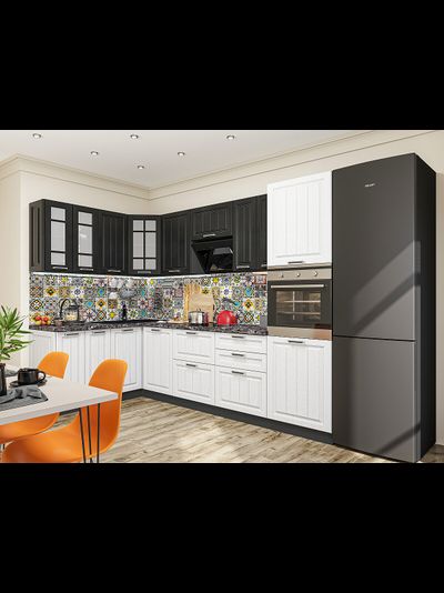 Прага-03 Венге Премиум/Белое дерево