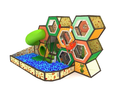 Детский игровой лабиринт «Соты» 4,68х1,98х3,18м.