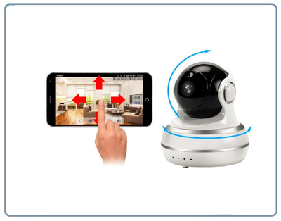 Моторизированная WiFi/LAN видеокамера с DVR,  HD (v380 Pro)