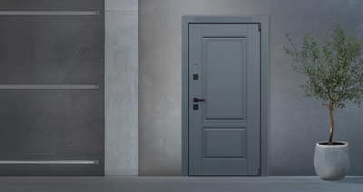 Стальная дверь   Гермес Неоклассика с зеркаломElit