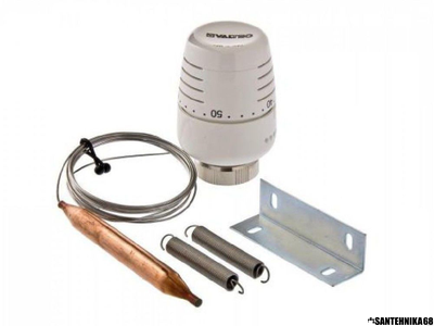 Термостатическая головка с выносным накладным датчиком Valtec