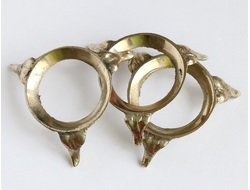 Подставка под шары диаметром от 45 мм ("Треножник", цвет: латунь) №5624