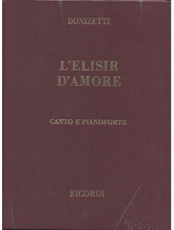 Donizetti. L'elisir d'amore Klavierauszug (it) gebunden