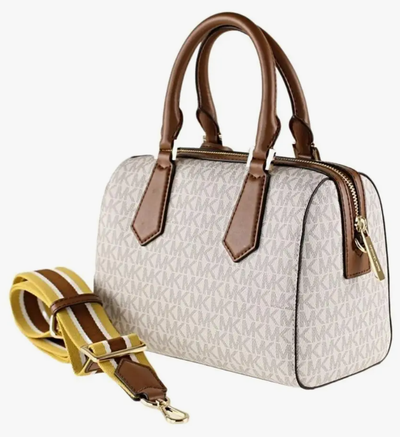 Сумка Michael Kors Hayes Brown White