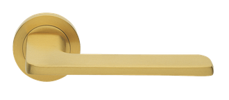 Дверные ручки Morelli Luxury ROCK OSA Цвет - Матовое золото