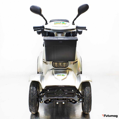 Трайк GreenCamel Пони 4K (48V 500W 36 км/ч) серебристый