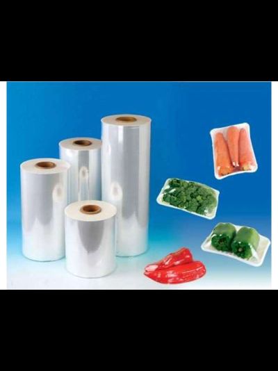 Пленка полиолефиновая 200 мм х 1000 м х 12,5 мкр термоусадочная полурукав