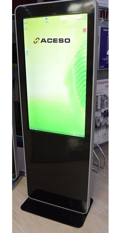 Интерактивная стойка NextStand 43S NR 101 ST- W1, со встроенной индукционной системой (для передачи звука на слуховые аппараты), со специальным ПО для инвалидов INVA TOUCH