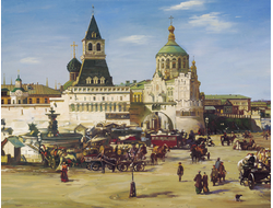 Купить греющую картину с фото репродукции Лубянка