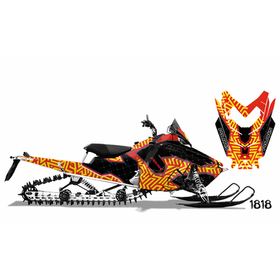 Наклейки на снегоход Polaris PRO RMK 2011-2015 №1818
