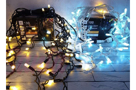 Монтаж гирлянды "Бахрома" Казань