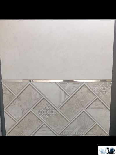 Плитка настенная Eurotile Padma Decor Luster 30x60 см матовая, рельеф